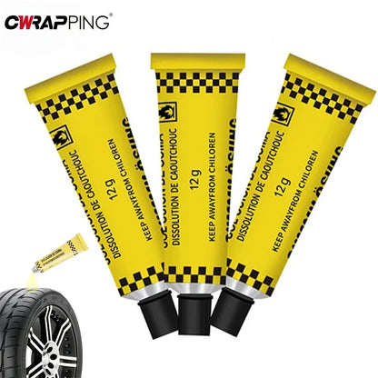 1/2/3/5PCS Motorcycle Tire Repair Glue – Strong Puncture & Inner Tube Adhesive for Tyre Maintenance