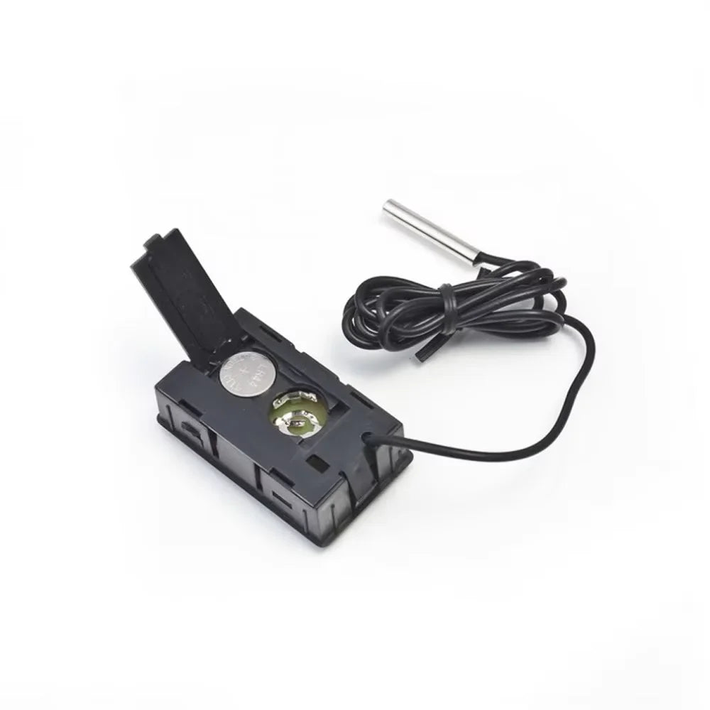 Digital Aquarium Thermometer with Probe – Suction Cup Water Temperature Gauge for Fish Tanks, Celsius (℃) Display