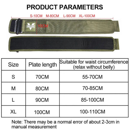 Quick Locking Weightlifting Belt – Adjustable Nylon Gym Workout Belt for Men and Women, Deadlifting, Squatting, Lifting, Back Support