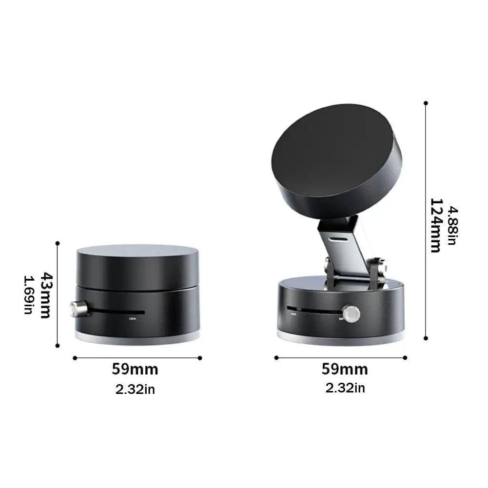 Double-Sided Magnetic Suction Phone Holder – Foldable & Multi-Functional Vacuum Mount