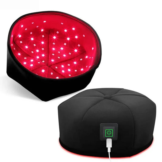 Red Light Therapy Hair Growth Hat – Near-Infrared LED Cap for Scalp Relief, Hair Loss Prevention & Head Relaxation