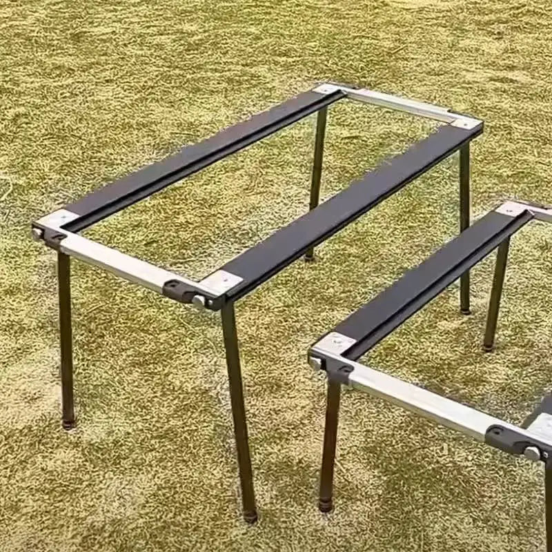 Stainless Steel Camping IGT Table Legs — Adjustable Three-Gear Telescopic Picnic Table Legs for Outdoor Use