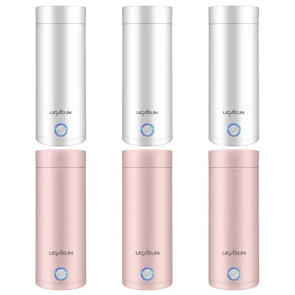 400ml Portable Electric Kettle — 220V Travel Tea, Coffee, Milk Boiler with Keep Warm Function for Kitchen