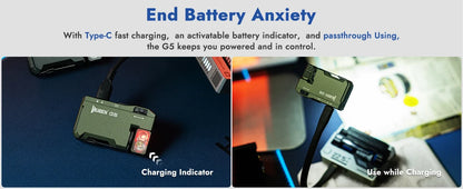 WUBEN G5 EDC Flashlight – 400 Lumens Portable Waterproof Pocket Torch with 180° Rotating Head & Magnetic Tail for Outdoor Use