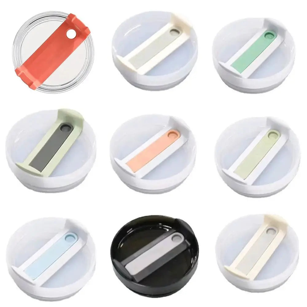 40oz Spill-Proof Tumbler Lid — Sealing Plastic Replacement for Stanley Quencher H2.0