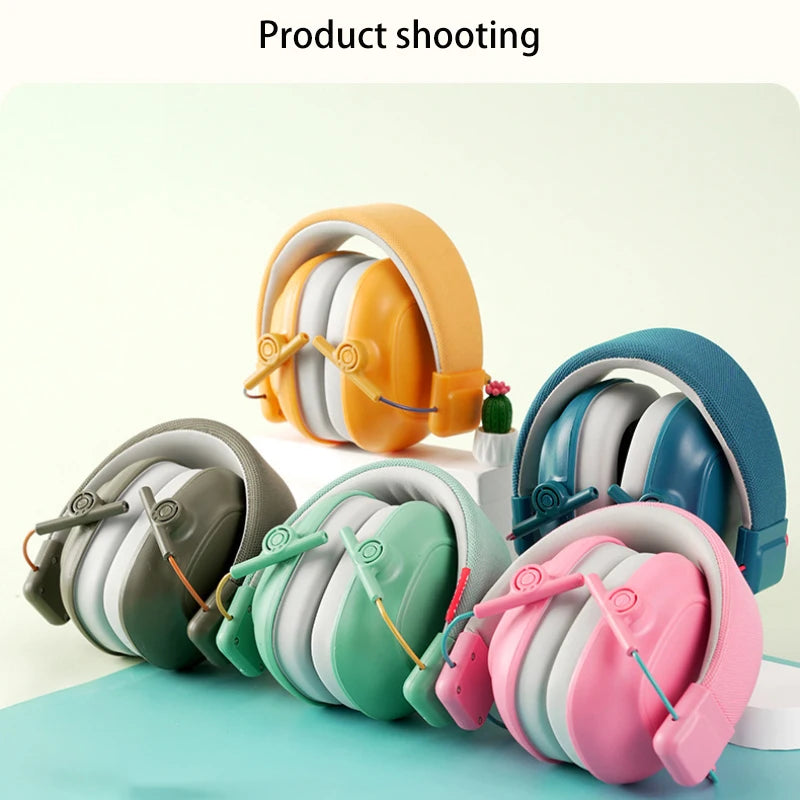 Kids Noise-Cancelling Earmuffs – Soundproof Headphones for Aircraft, Learning & Drums