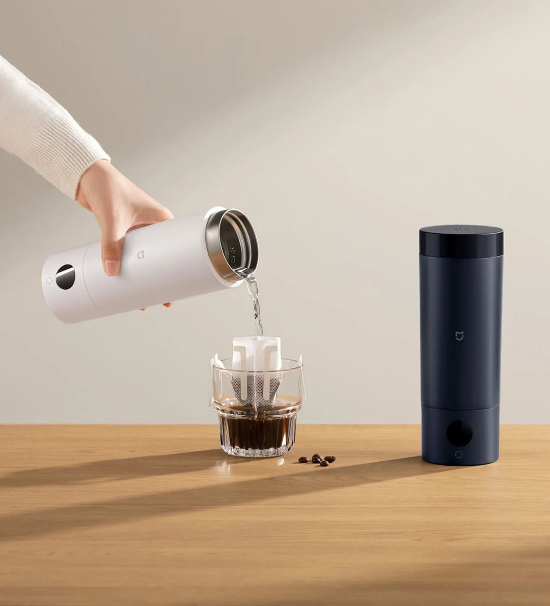 XIAOMI Mijia Portable Electric Kettle 2 — 350ml Smart Temperature Insulated Thermos Cup Fast Water Boiler for Travel