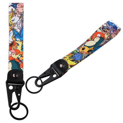Anime Dinosaur Keychain Lanyard – Cute Car Keyring Toy Bag Pendant & Key Holder Gift