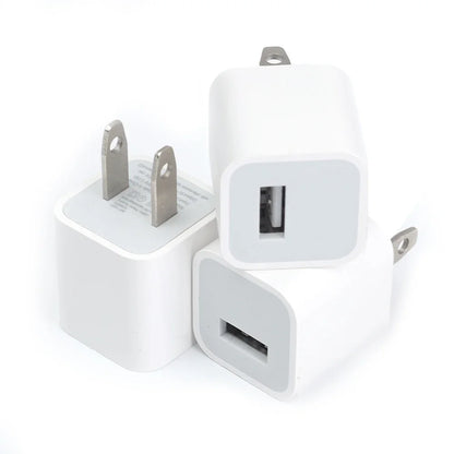 1-5 Pcs USB Wall Charger Adapter – Fast Charging for iPhone 14, 13, 12, 11 Pro Max, XR, XS, 8, 7, iPad, US Plug