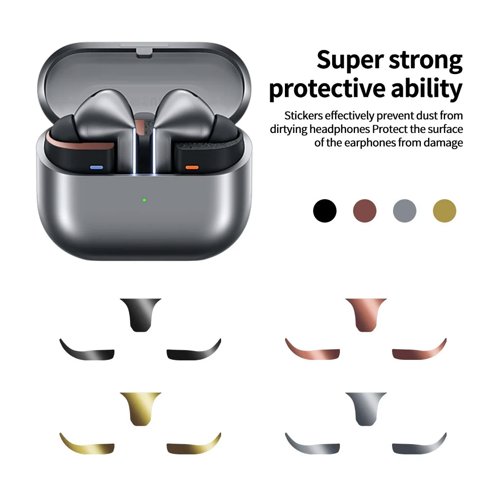 Dustproof & Scratchproof Sticker for Samsung Galaxy Buds 3 Pro – Protective Film for Earphone Case