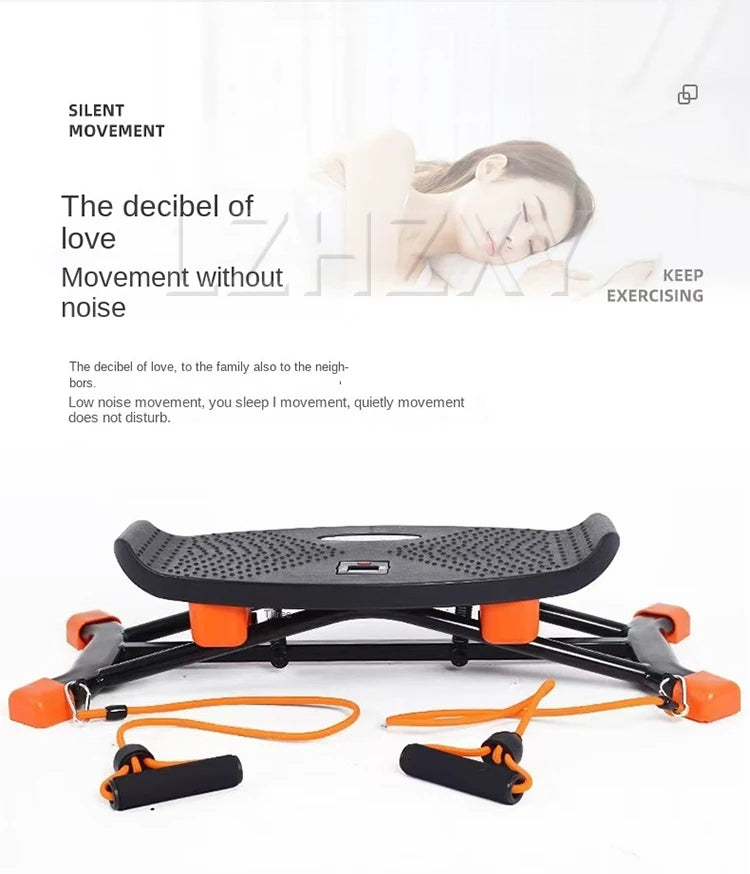 Indoor Ski Machine – Swinging Slide Trainer for Leg Toning & Slimming, Ski Simulation Stepper Equipment