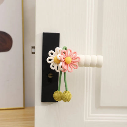 Reusable Floral Refrigerator Handle Covers – Soft, Non-Slip, Dustproof Door Knob Protectors