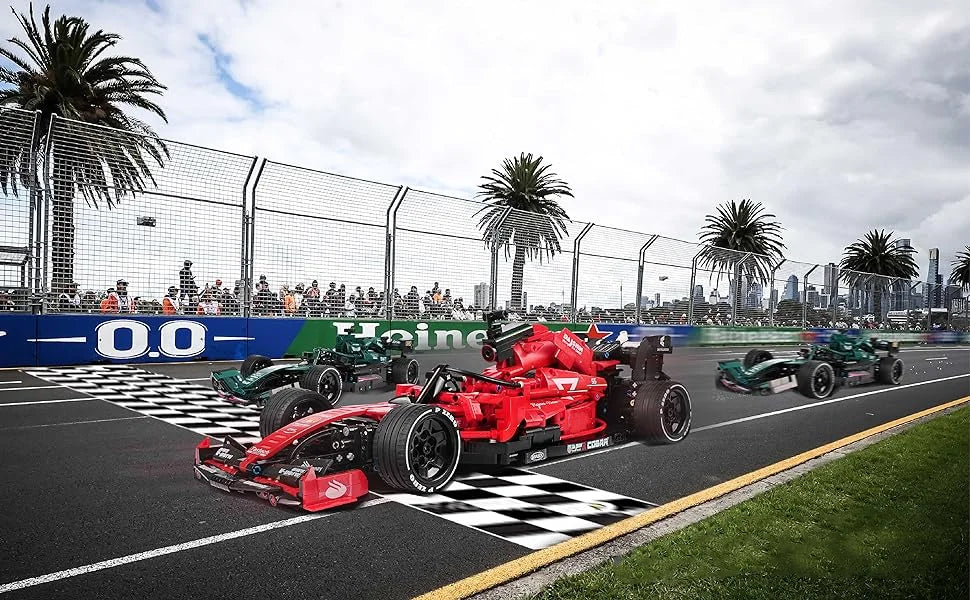 F1 W14 E Technic 1432+ Pcs 1:8 Sports Car Building Blocks – Compatible with 42141, DIY Model, Birthday Gift