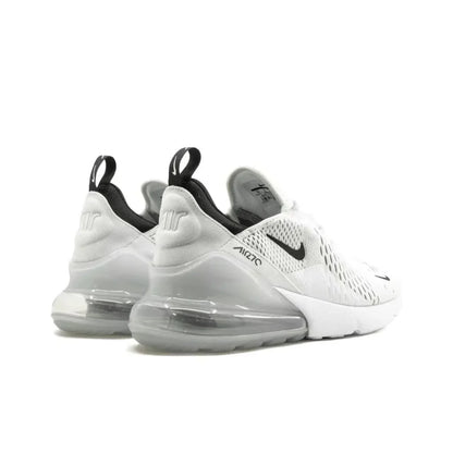 Nike Air Max 270 Running Shoes – Mesh, Shock Absorption, Non-Slip, Abrasion Resistant, Unisex Black & White Low Top