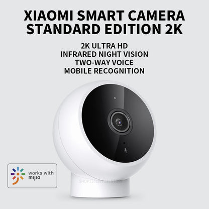 XIAOMI Smart IP Camera 2K HD — WiFi Home Security CCTV with Night Vision, AI Alarm & Voice Intercom