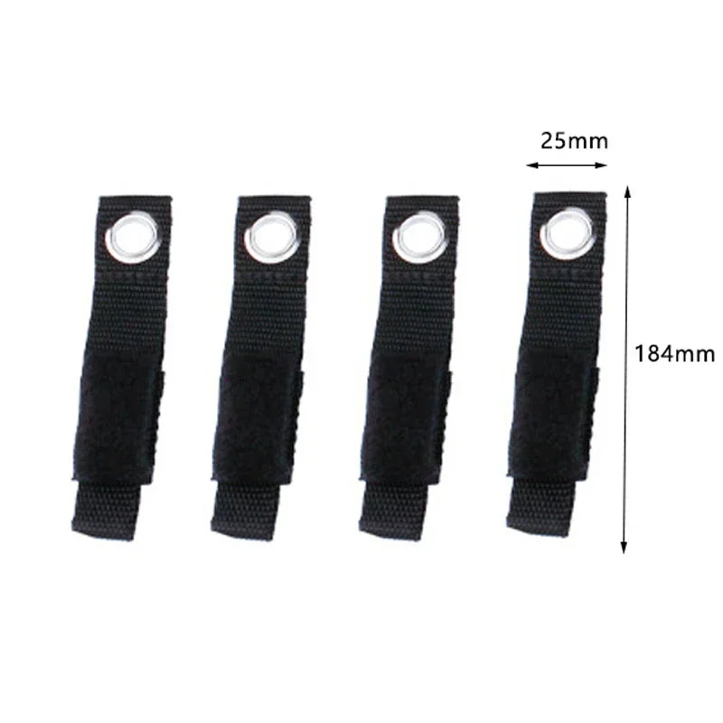 4pcs Heavy-Duty Storage Straps – Reusable Cable, Hose & Extension Cord Organizer for Garage