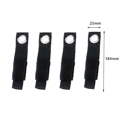 4pcs Heavy-Duty Storage Straps – Reusable Cable, Hose & Extension Cord Organizer for Garage