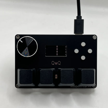 SayoDevice O3C++ OSU Keyboard | 4+4 Keys with OUTEMU Magnetic Pink Switches, Rapid Trigger, Knob & Screen, Copy Shortcut