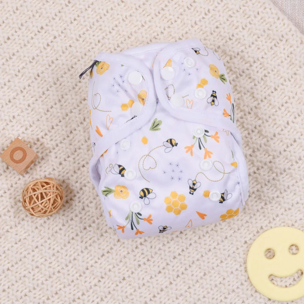 Kangobaby #My Soft Life# Reusable Baby Cloth Diaper Cover – Washable Newborn Nappies 0-3 Months