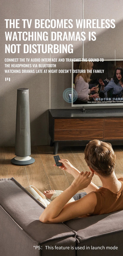 Bluetooth 5.4 Audio Transmitter Receiver – 3.5mm AUX Wireless Adapter with Mic & TF Card Support for Car, TV, PC