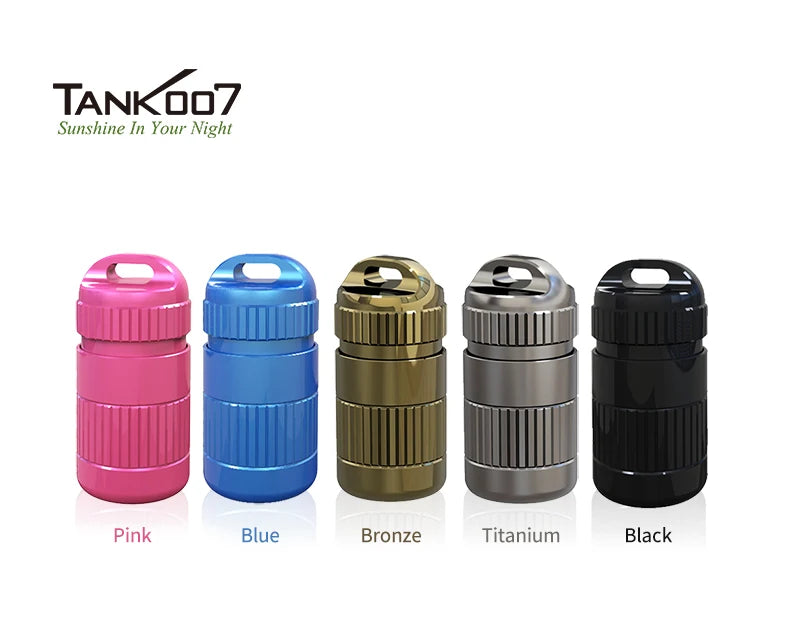 Tank007 E15 Pocket LED Flashlight Keychain – Portable High-Power White Light for Outdoor, Hiking & Emergency