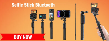 aMagisn 3M Invisible Selfie Stick - 1.2M Carbon Fiber Telescopic Monopod for DJI, GoPro, Insta360 X3/X4 Accessories