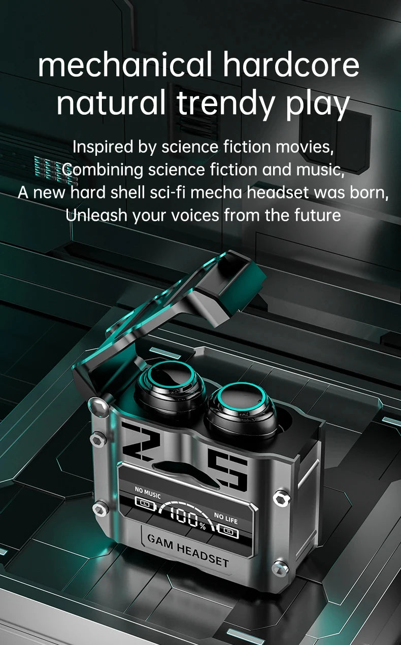 Original M25 TWS Wireless Earbuds – Bluetooth, Touch Control, Noise Reduction Stereo Headphones for Xiaomi & iPhone