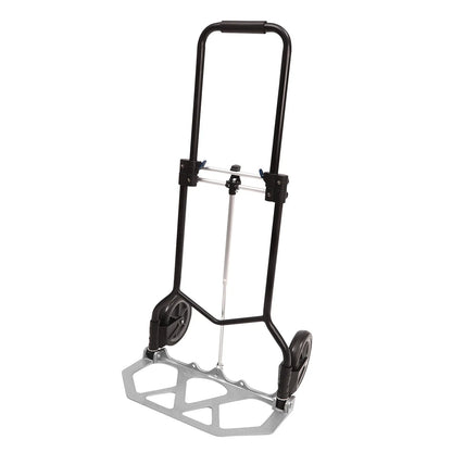 Folding Hand Truck & Dolly — Adjustable Height Aluminum Portable Cart with Anti-Slip Wheels, 264lb Capacity
