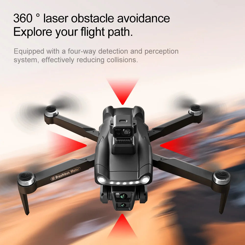 Xiaomi V198GPS Drone with 8K HD Camera – Foldable Brushless Quadcopter with Obstacle Avoidance & Optical ESC Aerial Tech