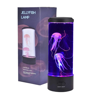 USB/Battery-Powered Color-Changing Jellyfish Lamp - Table Night Light for Children's Bedroom Decor & Birthday Gifts