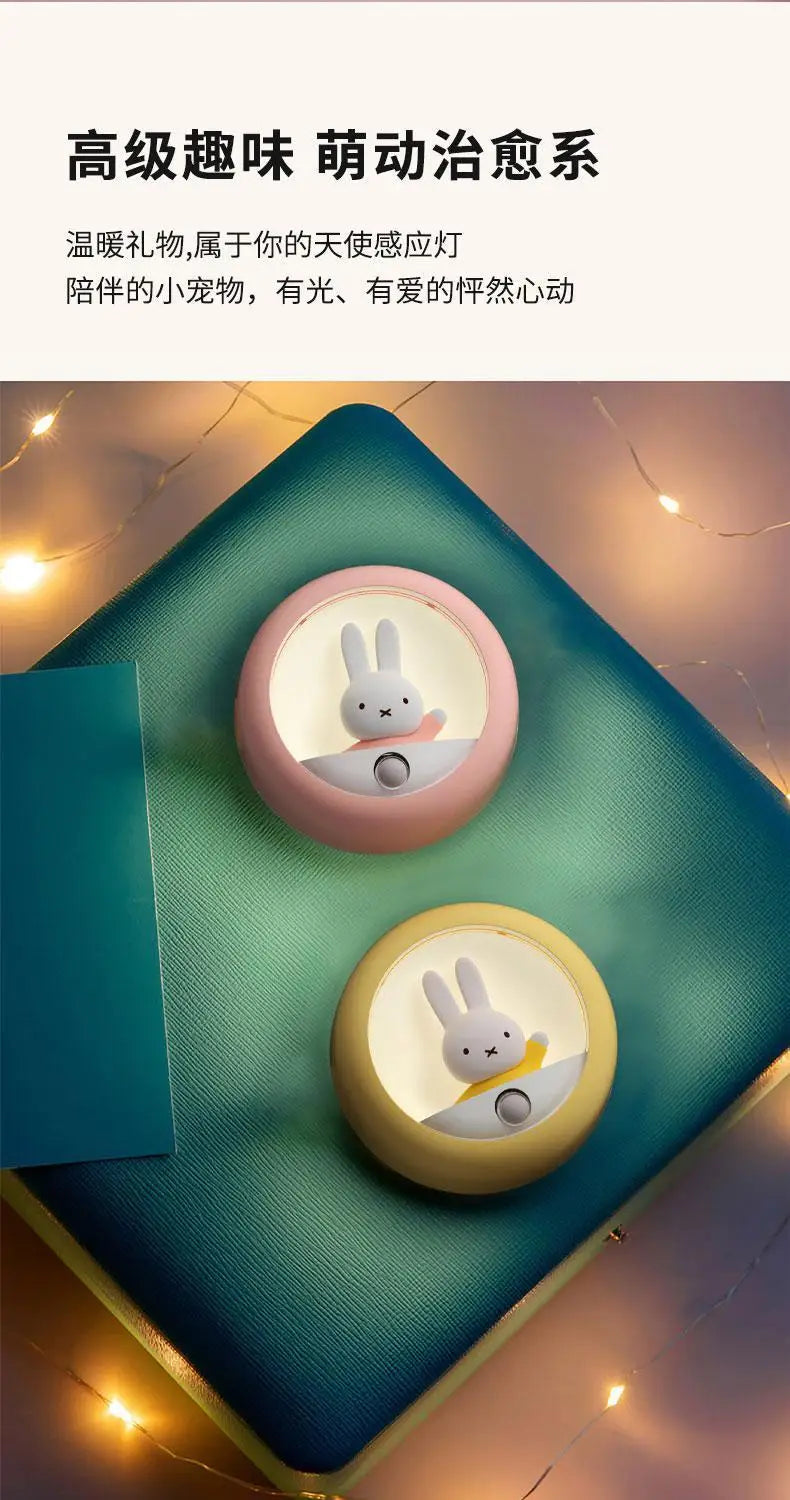 Miffy Rabbit LED Smart Sensor Night Light – Bedside & Bedroom Ambient Light