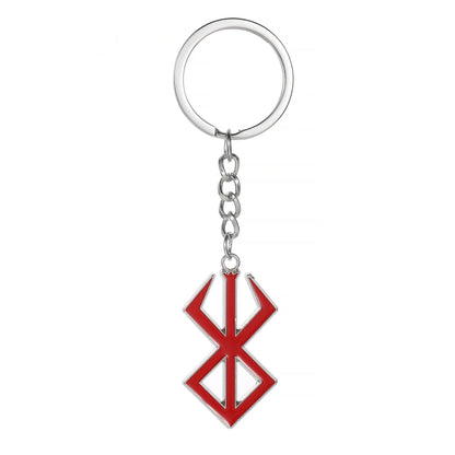 Berserk Anime Logo Necklace – Guts Sword Symbol Pendant, Trendy Cosplay Jewelry Gift & Decoration