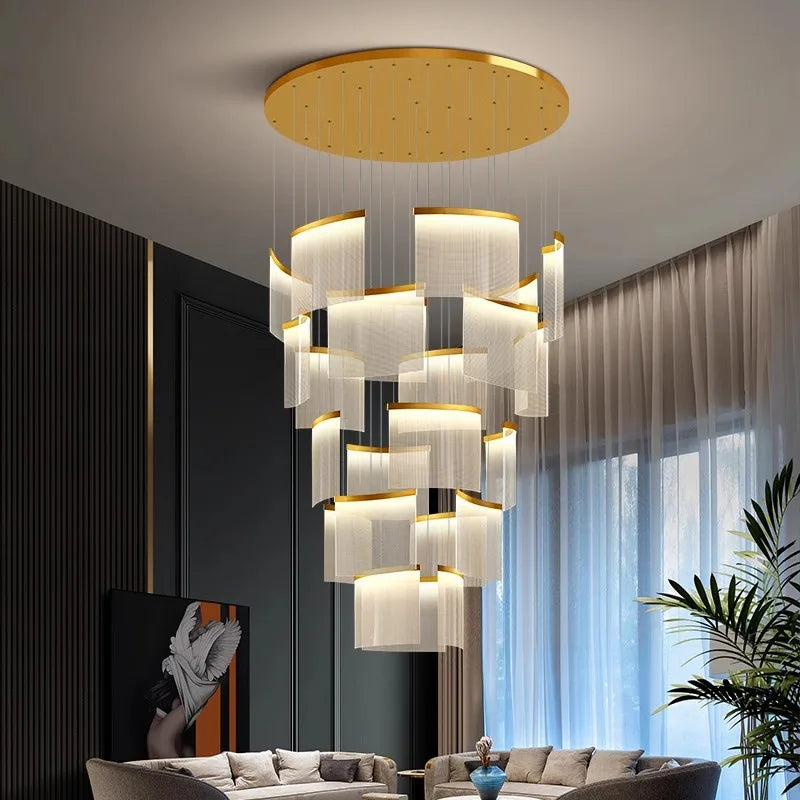 Modern LED Ceiling Pendant Lamp – Decorative Indoor Lighting Chandelier for Bedroom & Dining Room