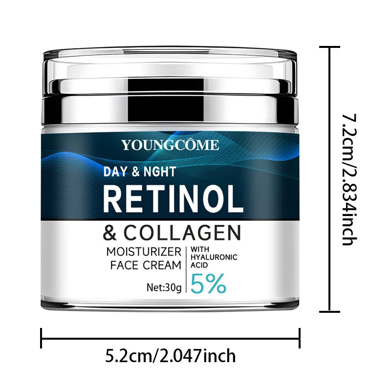 Vitamin C+E Retinol Collagen Cream – Moisturizing, Firming & Whitening Skin Repair Cream