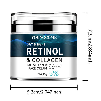 Vitamin C+E Retinol Collagen Cream – Moisturizing, Firming & Whitening Skin Repair Cream