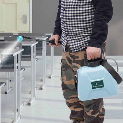 5L (1.35 Gallon) Rechargeable Electric Garden Sprayer — Two-Mode Battery Powered Plant Sprayer