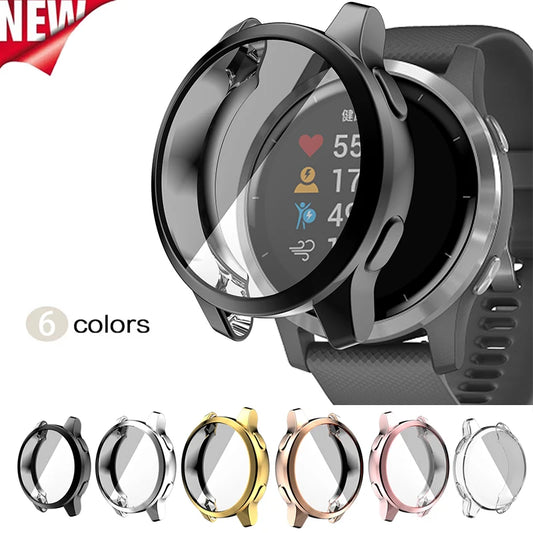 Protective Case Cover for Garmin Venu 2/2S/2 Plus, Venu 3/3S, Vivoactive 4/4S – Screen Protector Shell for Garmin Smartwatches