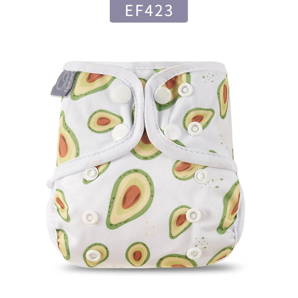 Kangobaby #My Soft Life# Reusable Baby Cloth Diaper Cover – Washable Newborn Nappies 0-3 Months