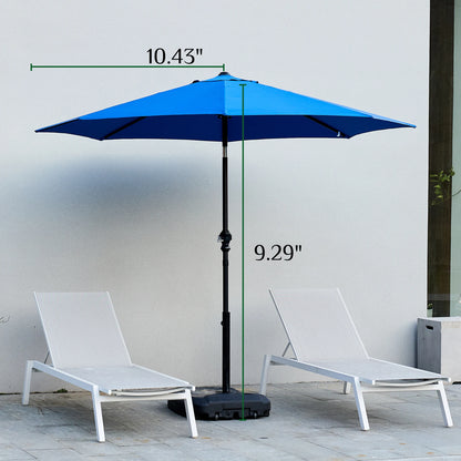 Outdoor Patio Umbrella UV Protection All-Weather Garden Pool Backyard Shade Canopy