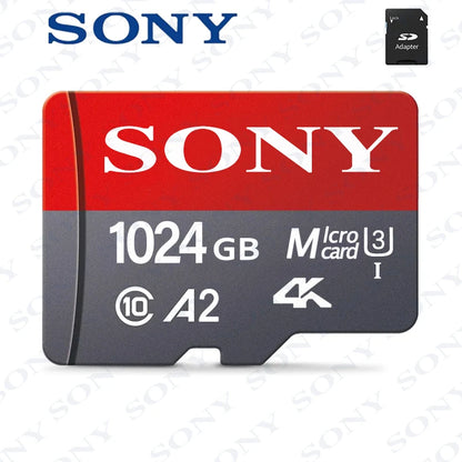 SONY High-Speed Micro SD Card – 128GB, 64GB, 256GB, 512GB, 1TB Memory Card for Phone, Camera & Tablet PC