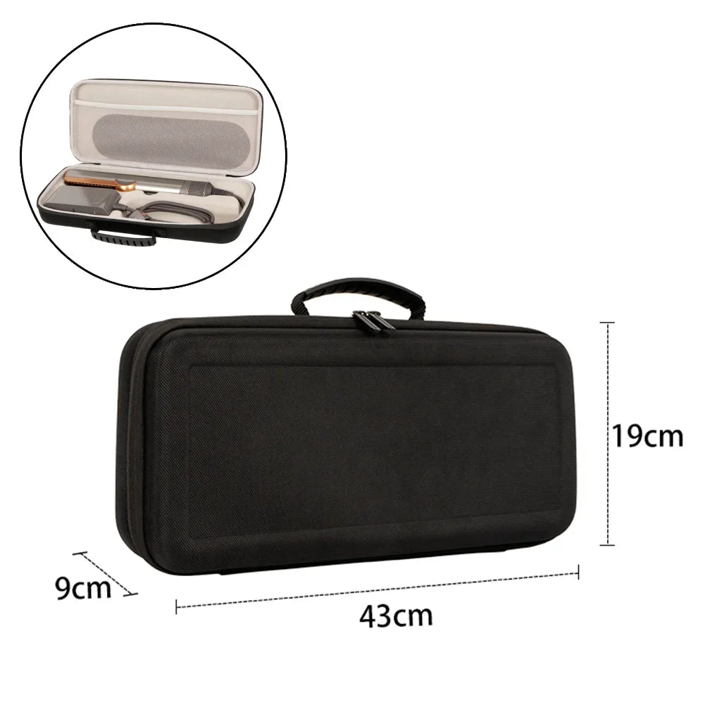 EVA Hard Carrying Case – Shockproof, Anti-Scratch Travel Storage Bag for Dyson Airstrait HT01 Hair Straightener