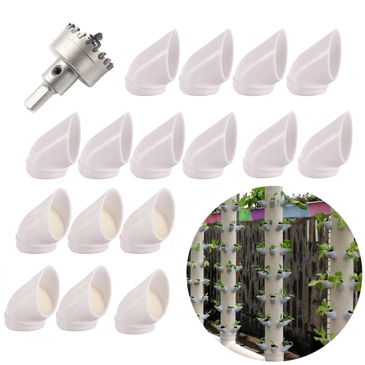 Hydroponic Lita Planting System — Soilless Fruit & Vegetable Garden with Alloy Multi-Tooth Drill