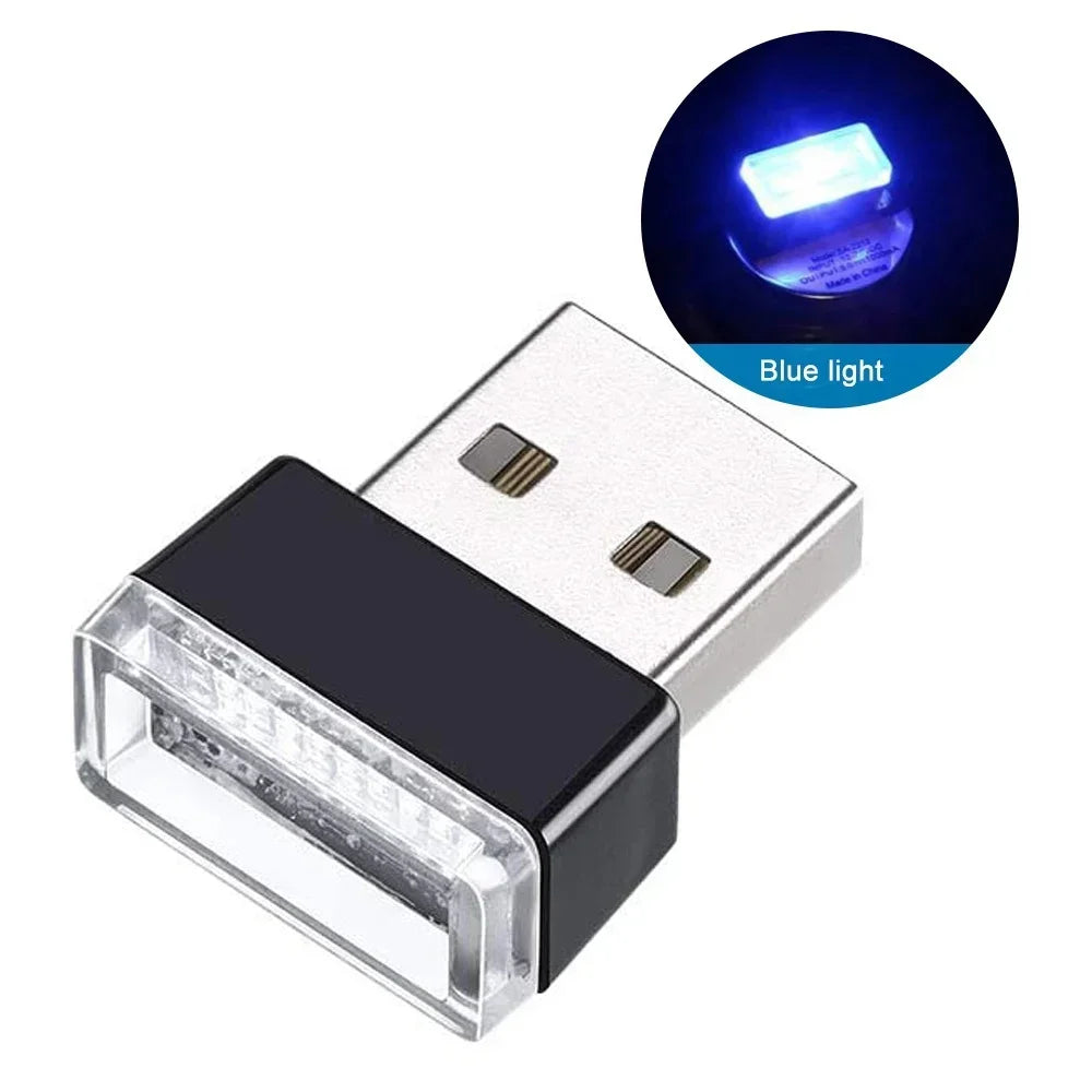 Mini USB LED Car Light – Plug & Play Interior Atmosphere Lamp, Emergency & Decorative USB Auto Lighting by Stonego