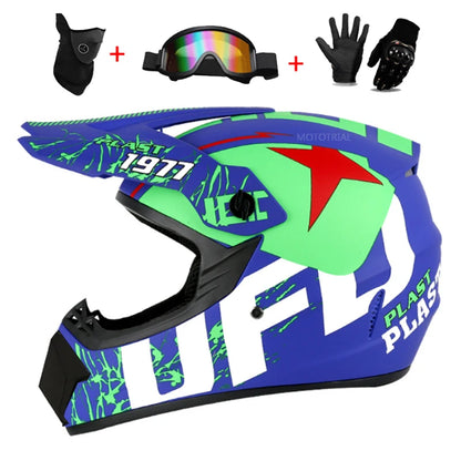 Full Face Off-Road Motorcycle Helmet – Downhill AM DH Cross Motocross Capacete Casco   2/2