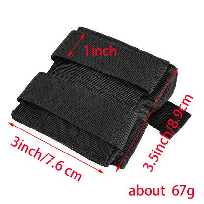 Tactical Dump Pouch – Foldable MOLLE Cummerbund Magazine Pouch, Mil-Grade Elastic Ultra-Light Roll-Up Drop Soft MAG Pouches