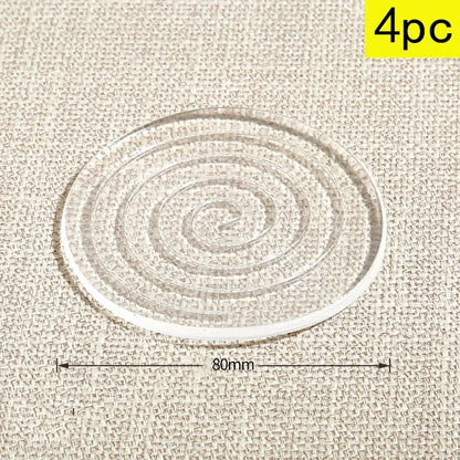 Anti-Slip Transparent Silicone Furniture Pads — Adhesive PU Cushions for Table, Sofa, Bed Legs, and Noise Reduction