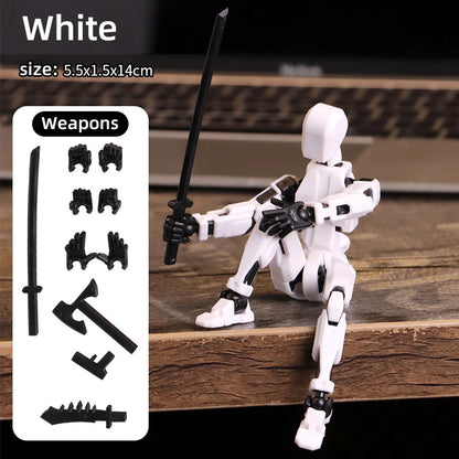 Multi-Jointed Shapeshift Robot 3D Printed Mannequin – 13 Action Figures for Kids & Adults, Parent-Child Games & Gifts