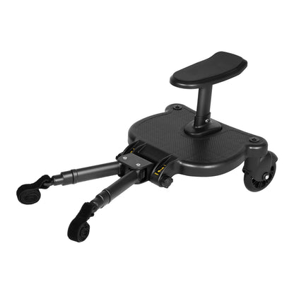 2-in-1 Universal Stroller Buggy Board with Detachable Seat – Pram Pedal Adapter for Kids, 25kg Load Capacity