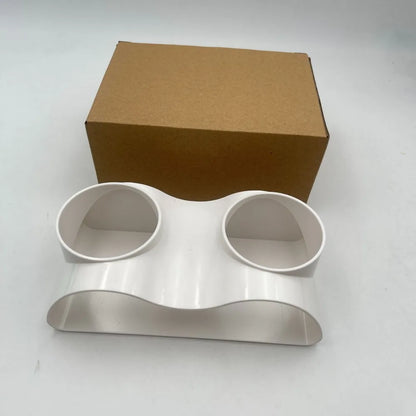 Multifunctional Aquarium Tunnel Cave – Under Gravel Two-Hole Fish Tank Decoration with Curved Design