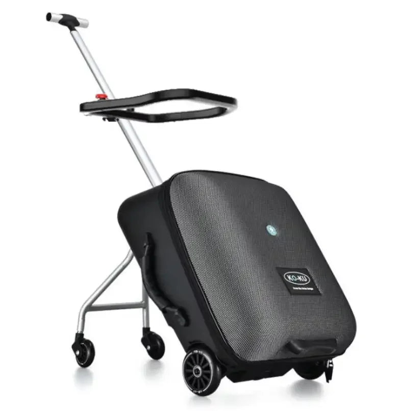 Formsio Kids Scooter Suitcase – Ride-On Rolling Carry-On Luggage Box for Babies, Sit & Go Trolley Travel Bag